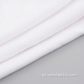 Diseño elegante Tejido de punto teñido liso blanco